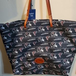 Dooney and Bourke Falcons Tote and Stadium Wristlet